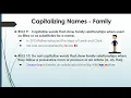 Capitalization Review