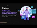 PYTHON How to create a VIRTUAL ENVIRONMENT venv in Python