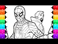Spiderman No Way Home Coloring Page for Kids