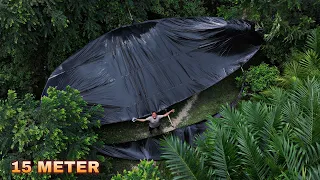 pecah rekor😱berburu layangan putus nemu layang raksasa 15 meter
