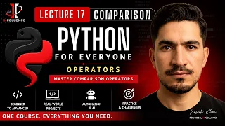 Python Complete Course 2026 17 - Python Comparison Operators Types of Comparison Operators