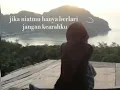 Download Lagu Puisi  JANGAN JADIKAN AKU SEBAGAI PELARIANMU