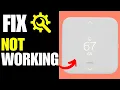 Vivint Smart Thermostat Not Working