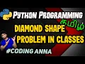 Diamond Shape Multiple Inheritance in Python Python Tutorials in Tamil