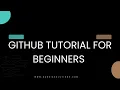 Github tutorial for beginners native