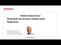 Teacher Tutorial - How to take a lesson and use the features