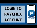 Paychex Employee Login 2024 How To Login Paychex Account Full Tutorial