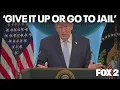 Sick person Trump makes threats after leak about missing pilot