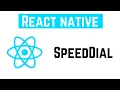 React Native Tutorial - SpeedDial React Native Elements