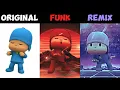 Pocoyo Dance Original vs Funk vs Remix