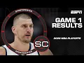 GAME 1 VICTORIES for the Lakers Knicks Nuggets and Cavaliers SportsCenter