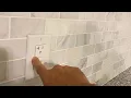 Backsplash Installation - Raising Electrical Outlets