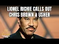 Lionel Richie Calls Out Chris Brown Usher During Concert