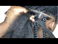 Under 2hrs fast kids knotless box braids using my technique no feedin Kids knotless braids