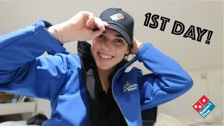 First day as a Dominos delivery driver VLOG 13