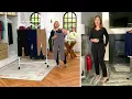 Susan Graver Liquid Knit Slim Leg Pants with Cargo Pocket on QVC