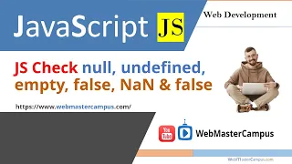 JavaScript Check null undefined empty NaN false values