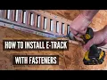 E-Track Fasteners How to Install E-Track in a Trailer with E-Track Screws Bolts