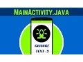 5 WHAT IS MAINACTIVITY JAVA CHANGE TEXT-2 ANDROID APP DEVELOPMENT