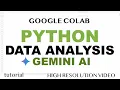 Python Data Analysis with Gemini AI Google Colab