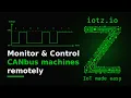 Monitor control your machines from an online dashboard How iotz io works