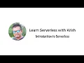 Introduction to Serverless Journey from On prem to Serverless Learn Serverless with Krish - E 01