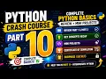 Python Crash Course Part 10 Finale Revision Mini Projects Certificate
