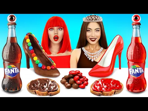 Download MP3 Chocolate Vs Real Food Challenge | Expensive VS Cheap Food Battle by Candy Land