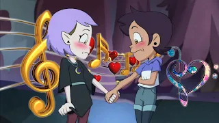 lumity scenes but with romantic soundtracks from other cartoons