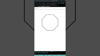 21 How to draw a Octagon in python turtle graphics