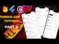Building a Thread App Clone Part 4 Profile and Activity Screens in Flutter