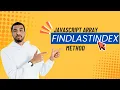 JavaScript Array FindLastIndex Method