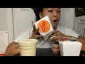 TAM NOODLE BOX MUKBANG ASMR no talking