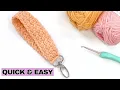 Crochet Wristlet Keychain - Quick and Easy Crochet Projects For Beginners