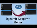 PHP Relational Dropdown Menus
