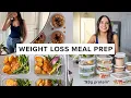 1 hour weight loss meal prep - 93g protein per day super easy