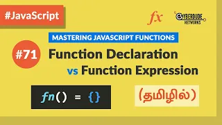 - Javascript Function Declaration vs Function Expression