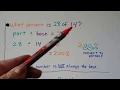 G E D Math 12b Finding the RATE in a percent problem
