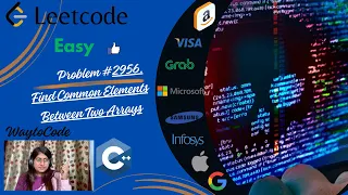 2956 Find Common Elements Between Two Arrays Leetcode 2956 C Hindi