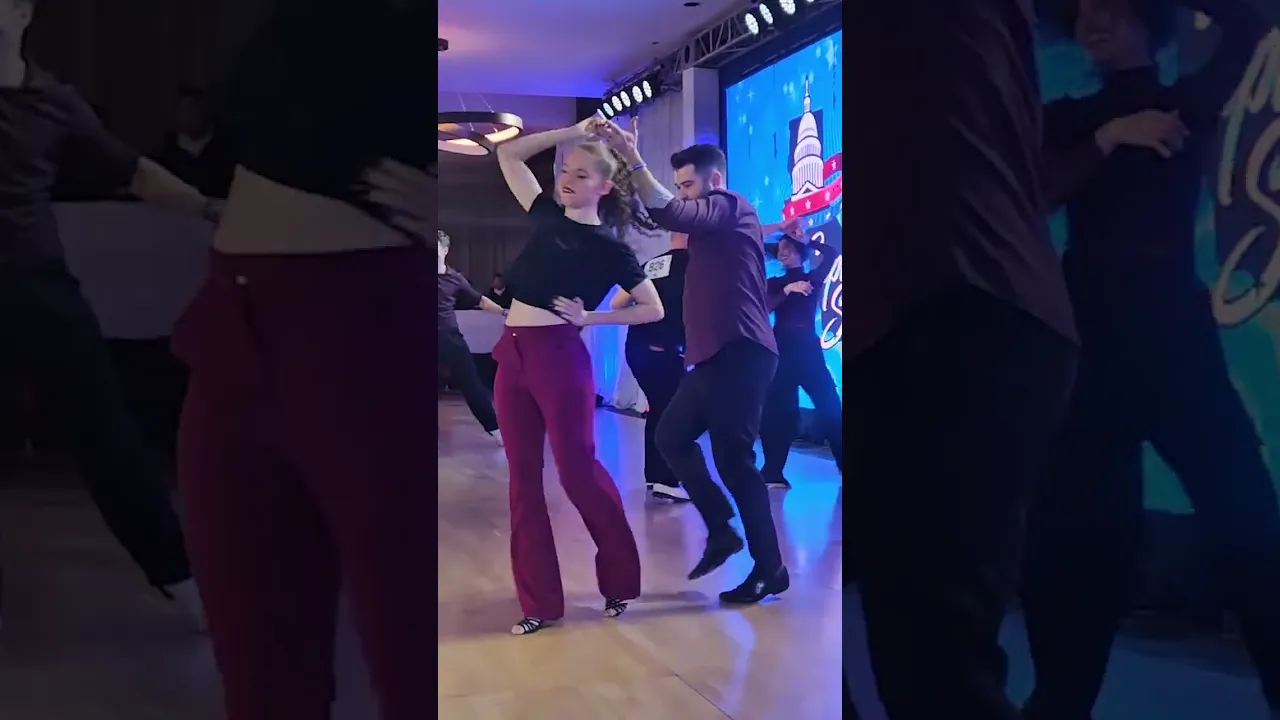 West Coast Swing Dance Improv - Ben Morris & Lizzy Spann