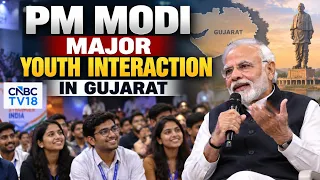 PM Modi In Gujarat LIVE: Major Youth Interaction, ₹35,000 Crore Projects On Agenda, Vadodara | N18L