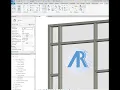 Creating new mullion sizes and changing mullions in Curtain Walls Revit Tutorial