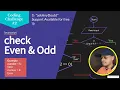 How to check Even or Odd in