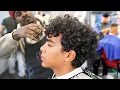 Download HAIRCUT TUTORIAL: UNDERCUT MID FADE CURLY TOP mp4 3gp mp3 videos - waplic