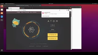 How for Install Atom Editor IDE for Ubuntu Linux computer