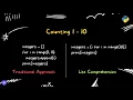 List Comprehension Python with Practice Questions Hindi