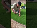 Lagu Laying and Nailing Artificial Grass | How to Install Artificial Turf