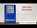 ASMR Programming - Create QR Codes Using HTML CSS and JavaScript