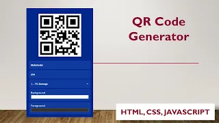 ASMR Programming - Create QR Codes Using HTML CSS and JavaScript