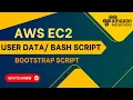 Bootstrap EC2 instances with userdata from the AWS Console